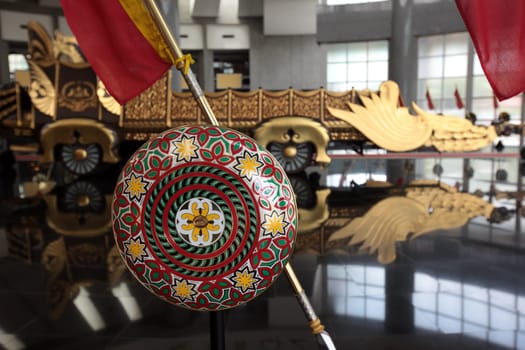 the Kroninsignien Museum or Royal Ragalia Museum in the city of Bandar seri Begawan in the country of Brunei Darussalam on Borneo in Southeastasia.