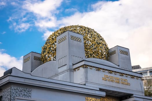 Vienna Secession,landmark of Vienna is an association of visual artists