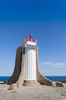 Lighthouse of the Cap Cerbere, Languedoc-Roussillon, France