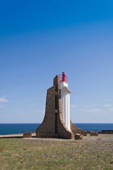 Lighthouse of the Cap Cerbere, Languedoc-Roussillon, France