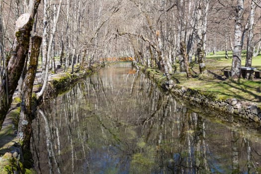 Covao d'ametade in the Serra da Estrela Natural Park. Portugal