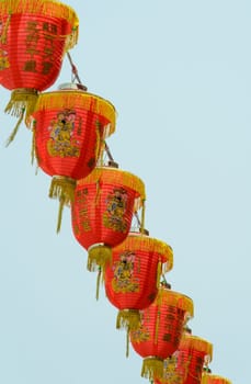 Chinese red lantern (decoration for Chinese New Year Festival)