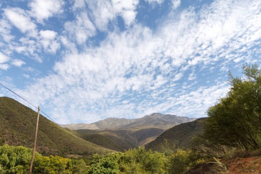 Almost perfect clouds in Calitzdorp