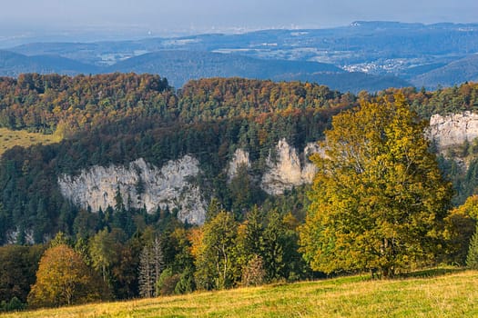 Viev from Passwang to Basel