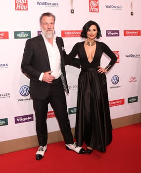 Marc Marshall and Mimi Fiedler at the 'Goldene Bild der Frau 2016 in Hamburg