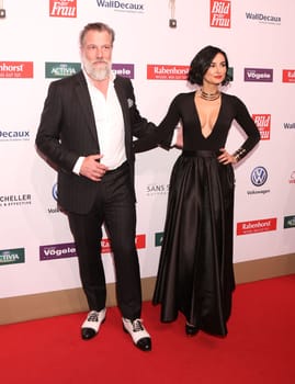 Marc Marshall and Mimi Fiedler at the 'Goldene Bild der Frau 2016 in Hamburg
