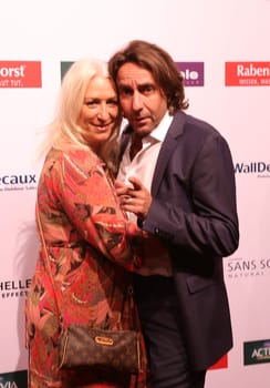 Dieter Landuris and Natascha Landuris.at the 10 years GOLDENE BILD der FRAU – die große Jubilaeumsgala at the Hamburg Stage Theater
