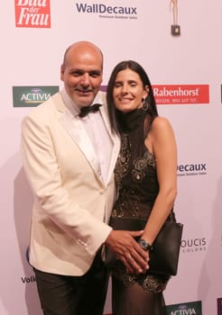 Jay Alexander with partner,.at the 10 years GOLDENE BILD der FRAU – the big anniversary gala in Hamburg's Stage Theater