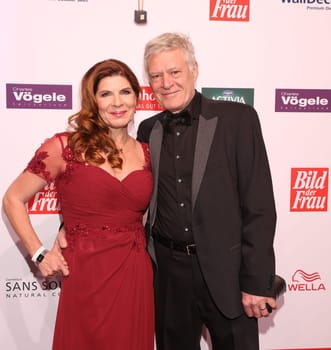 Claudia Wenzel + husband Ruediger Joswig at the 'Goldene Bild der Frau 2016 in Hamburg