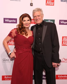 Claudia Wenzel + husband Ruediger Joswig at the 'Goldene Bild der Frau 2016 in Hamburg