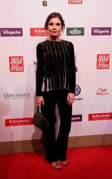 Nadine Warmuth,.at the 10 years GOLDENE BILD der FRAU – the big anniversary gala at the Hamburg Stage Theater