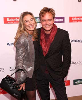 Alexander Wussow and Andrea Mostler,.10 years GOLDENE BILD der FRAU – die große Jubilaeumsgala at the Stage Theater am Hafen Hamburg.13.10.2016
