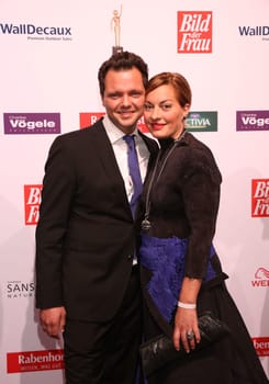Julia Dahmen + husband Carlo Fiorito ,.at the 10 years GOLDENE BILD der FRAU – the big anniversary gala at the Hamburg Stage Theater