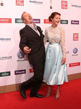 Till Demtroeder and Lisa Marie Koroll ,. at the 10 years GOLDENE BILD der FRAU – the big anniversary gala at hamburg's Stage Theater