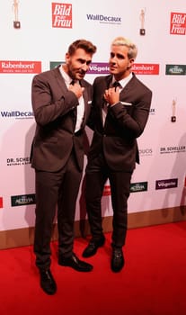 Mark Keller with son Aaron Keller,.at the 10 years GOLDENE BILD der FRAU – die große Jubilaeumsgala at the Hamburg Stage Theater