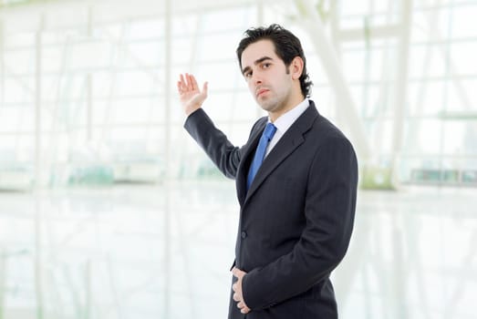 young business man portrait at the office