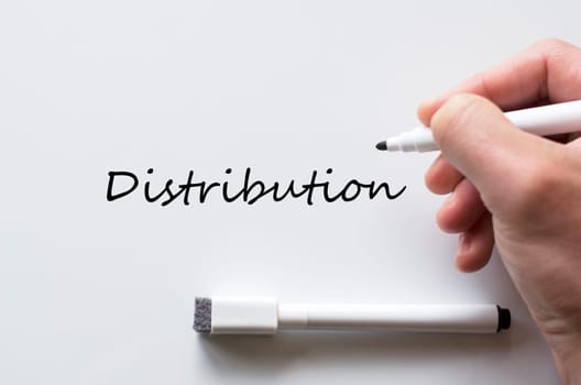 Human hand writing distribution on whiteboard