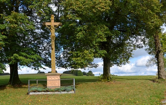 Steinkreuz (Mückenhof/Rhön/Thuringia)