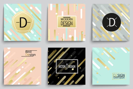Set of elegant banner templates with Flat Dynamic Design. Applicable for Covers, Placards, Posters, Flyers and Banner Designs. Vector illustration.