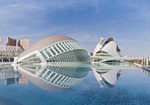 city of the Arts and Sciences in Valencia, Spain