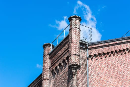 Renovated typical old brick house