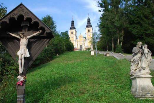 Basilica Maria Trost Mariatrost Graz Styria Angelusstiege Pilgrimage Church Church Catholic Staircase