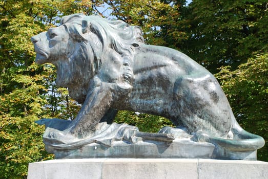 Graz Styria Schloßberg Lion Monument Major Hackher Remembrance Austria Austria Capital Capital