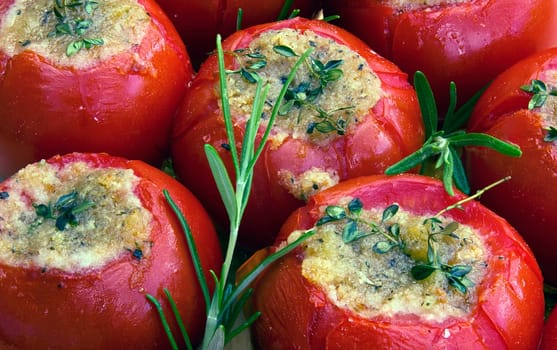 Gegrillte Tomaten provencalische Art