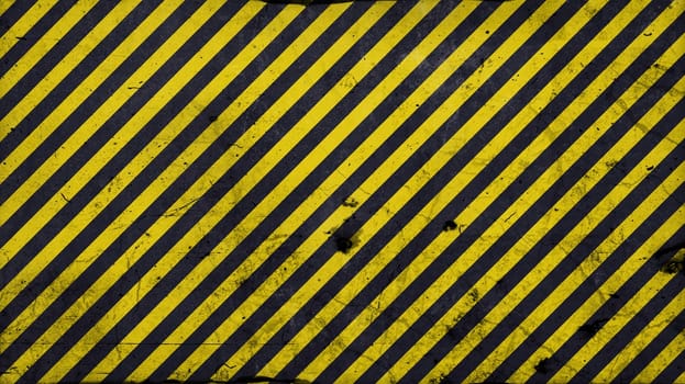 Black and yellow diagonal lines - warning lines - useful like grunge background ratio 16:9