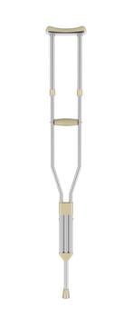Underarm crutch isolated on white background