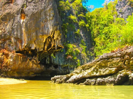 The Phang Nga National Park in Thailand