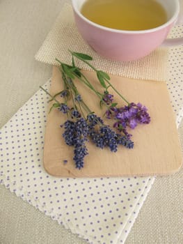 Herbal tea with lavender
