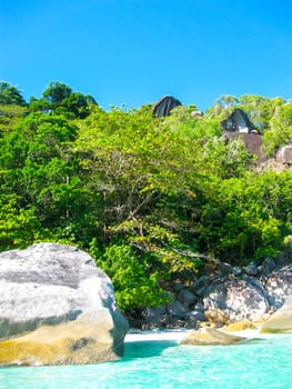 The image of the bay of Similan Islands