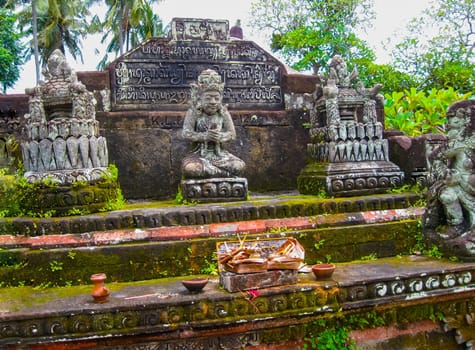 The traditional temple in Batuan, Bali at Iindonesia