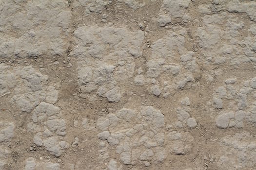 Top view of dry soil texture