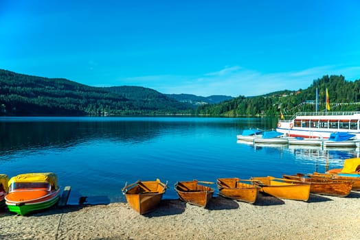 Boat trip on Lake Titisee in the Black Forest