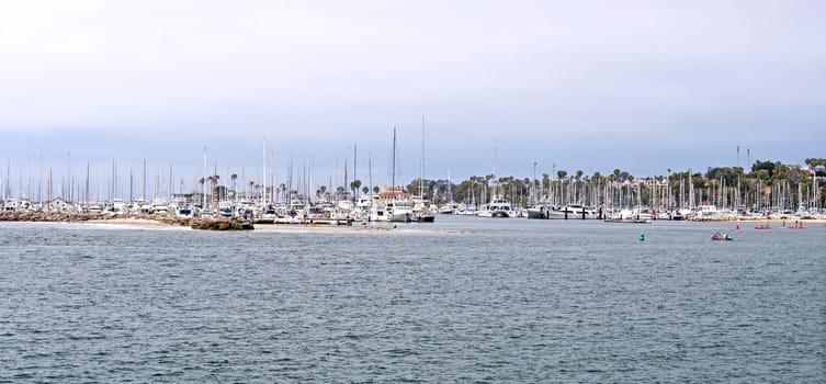 Small Boat Harbor of Santa Barbara California