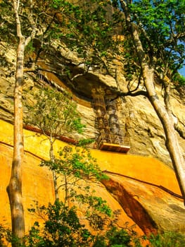 Sigiriya Lion Rock Fortress at Sri Lanka
