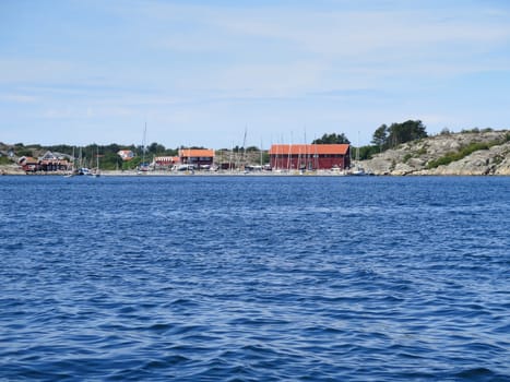 swedish westcoast boat and small house on Orust