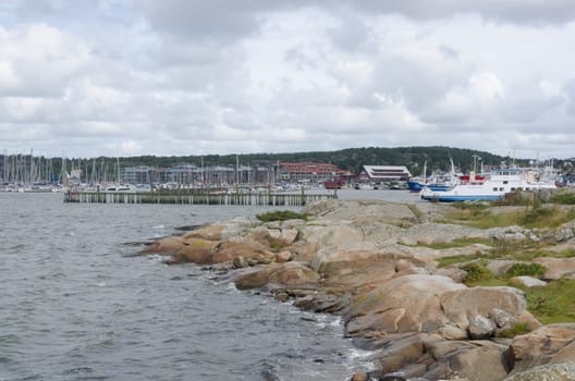 Fiskeback Marina one big harbour in gothenburg on swedish westcoast