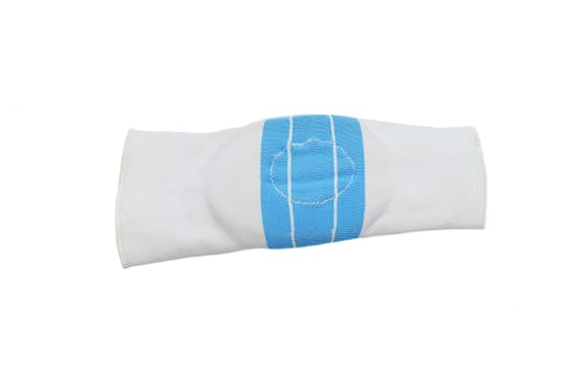 Elastic knee brace on a white background