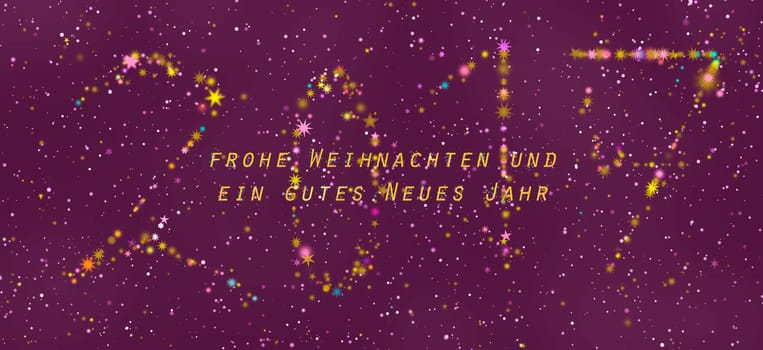 christmas star map design starry sky text