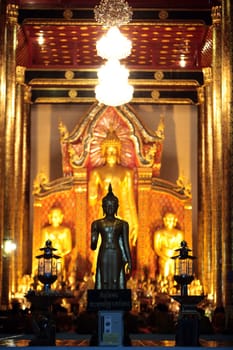 the Wat Phra Sing Temple in the city of chiang mai in the north of Thailand in Southeastasia. ...