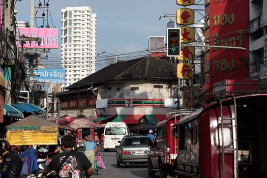 the city centre of chiang mai in the north of Thailand in Southeastasia. ...