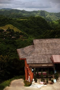 a Hotel and Restaurant in the Forest near the village of Fang in the north of chiang mai in the north of Thailand in Southeastasia. ...