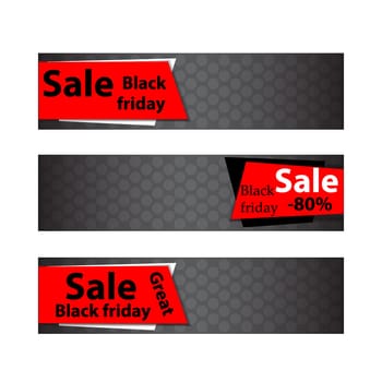 Black Friday Sale design template for your business artwork. Vector Illustration