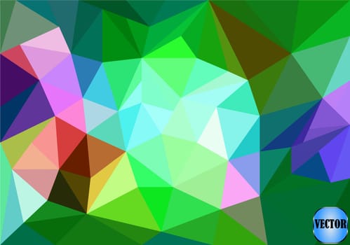 Abstract geometric vector polygon background Abstract mosaic