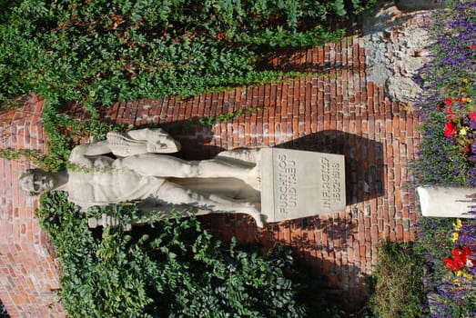 Graz Grazer Schlossberg Styria Austria Monument War Memorial Statue Infantry Regiment 27 Infantry Regiment Fearless and Loyal Bundle Grain Sword