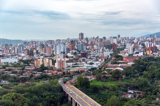 Cityscape view of Bucaramanga, Colombia