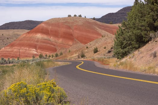 Painted Hills Fossil Beds Oregon State USA North America